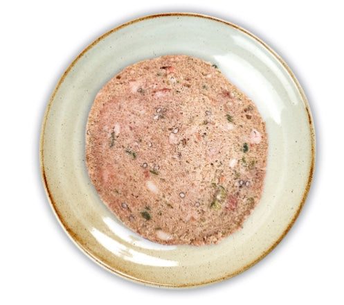 A bowl of gently cooked fresh pet food